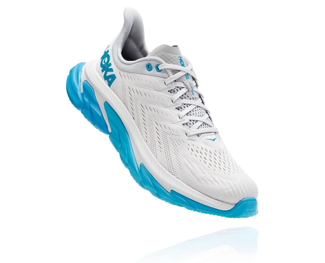 Hoka One One Clifton Edge South Africa - Mens Road Running Shoes - Nimbus / Blue,ZBQYK-9723